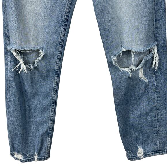 Mother Superior SZ 25 The Tomcat Jeans The Confession Distressed Rips Cropped - Picture 3 of 13